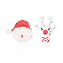 Load image into Gallery viewer, Yiustar Cute Animal Earrings Tiny Deer Stud Earrings Charms Stainless Steel Women Ear Studs Jewelry Christmas New Year Kids Gift
