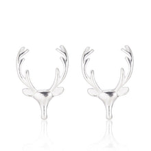 Load image into Gallery viewer, Yiustar Cute Animal Earrings Tiny Deer Stud Earrings Charms Stainless Steel Women Ear Studs Jewelry Christmas New Year Kids Gift