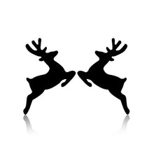 Load image into Gallery viewer, Yiustar Cute Animal Earrings Tiny Deer Stud Earrings Charms Stainless Steel Women Ear Studs Jewelry Christmas New Year Kids Gift