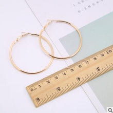 Load image into Gallery viewer, Earrings Charm Pink Blue Black White Multicolor Matte Circle Shiny Crystal Big Earrings Fashion Jewelry Women's New Design