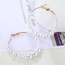Load image into Gallery viewer, 2019 Bohemian Leopard Acrylic Pearl Earrings Set for Women Fashion Geometry Tassel Handmade Earrings Jewelry Gift Set