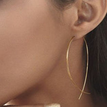 Load image into Gallery viewer, Fish Shaped Stud Simplicity Earrings Copper Wire Hand Made Earring for Women stud Earrings Female 2017 Geometric NEW e019
