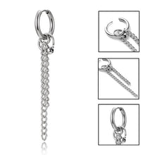 Load image into Gallery viewer, Pendientes Mujer Moda 2018 Korean Fashion Jewelry Geometric Long Tassel Stud Earrings For Women Brincos Kpop Earrings Men