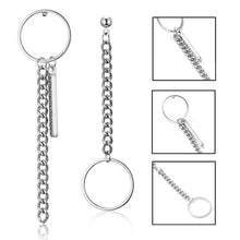 Load image into Gallery viewer, Pendientes Mujer Moda 2018 Korean Fashion Jewelry Geometric Long Tassel Stud Earrings For Women Brincos Kpop Earrings Men