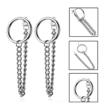 Load image into Gallery viewer, Pendientes Mujer Moda 2018 Korean Fashion Jewelry Geometric Long Tassel Stud Earrings For Women Brincos Kpop Earrings Men