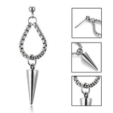 Load image into Gallery viewer, Pendientes Mujer Moda 2018 Korean Fashion Jewelry Geometric Long Tassel Stud Earrings For Women Brincos Kpop Earrings Men